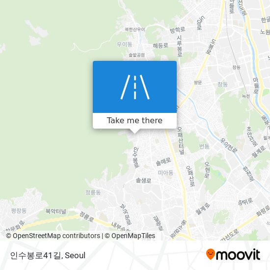 인수봉로41길 map