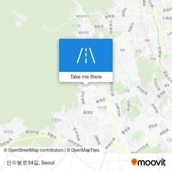 인수봉로34길 map