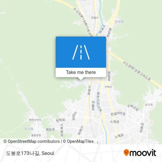 도봉로173나길 map
