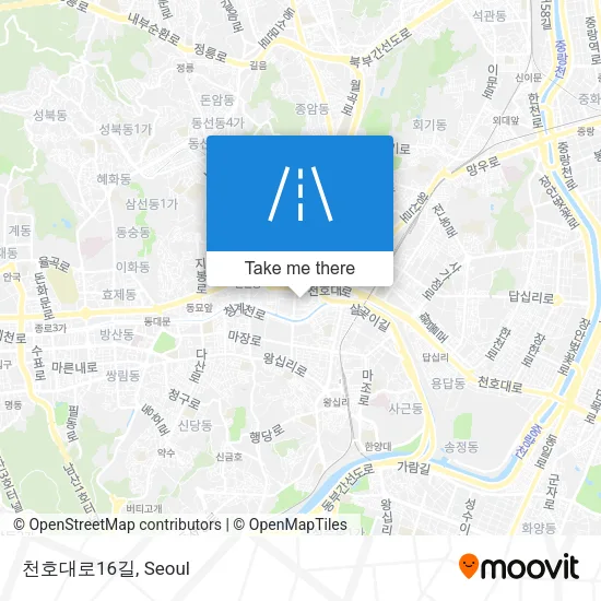 천호대로16길 map