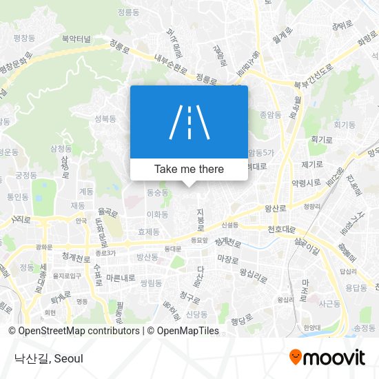 낙산길 map