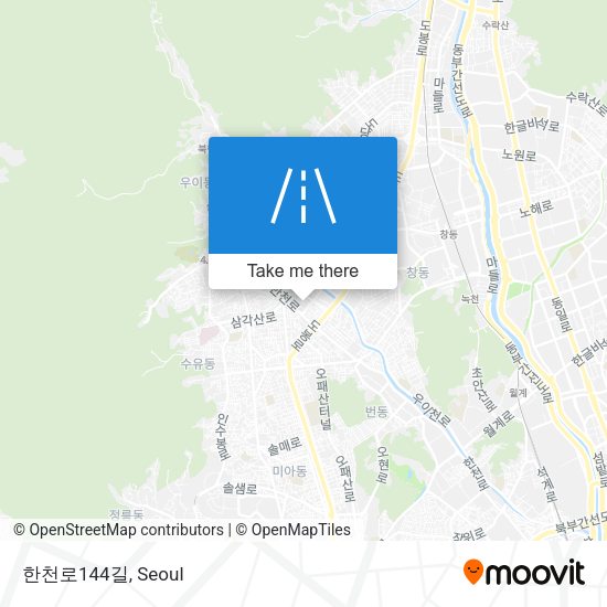 한천로144길 map