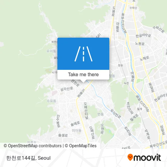 한천로144길 map