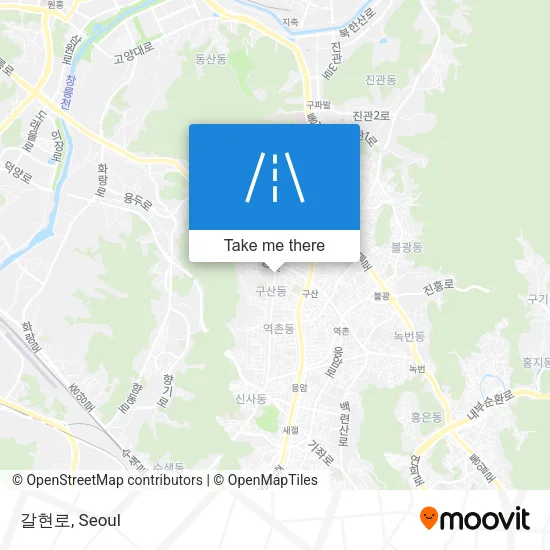 갈현로 map