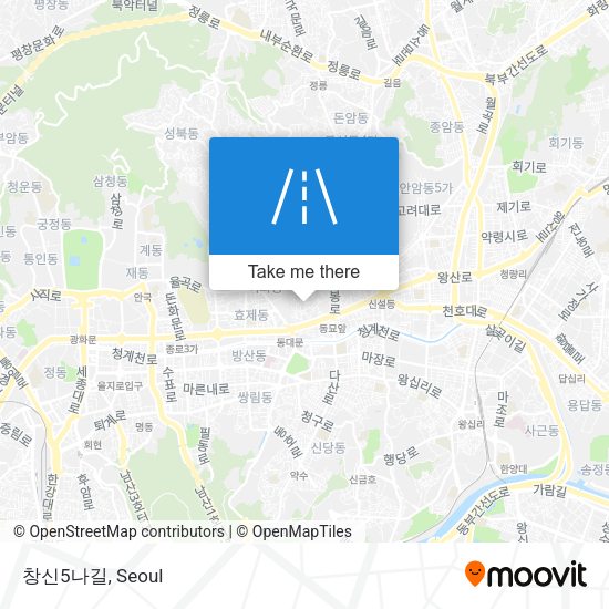 창신5나길 map