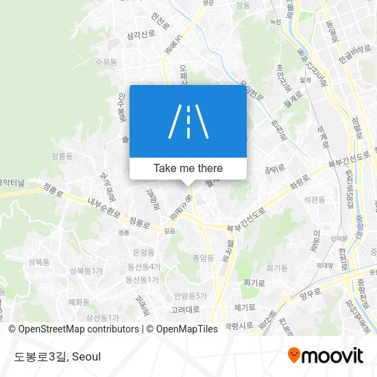 도봉로3길 map