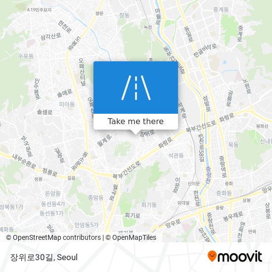 장위로30길 map