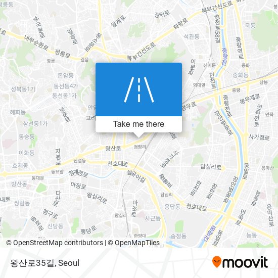 왕산로35길 map