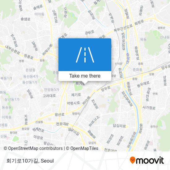 회기로10가길 map