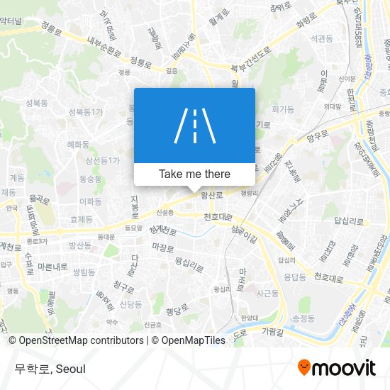 무학로 map
