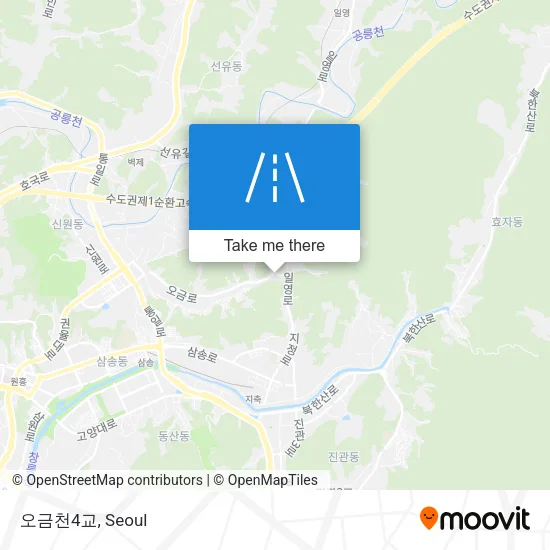 오금천4교 map
