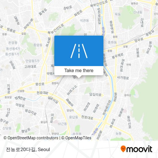 전농로20다길 map