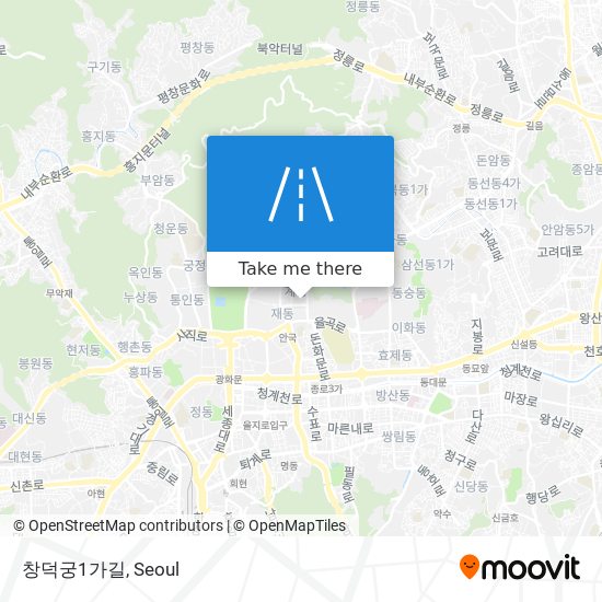 창덕궁1가길 map