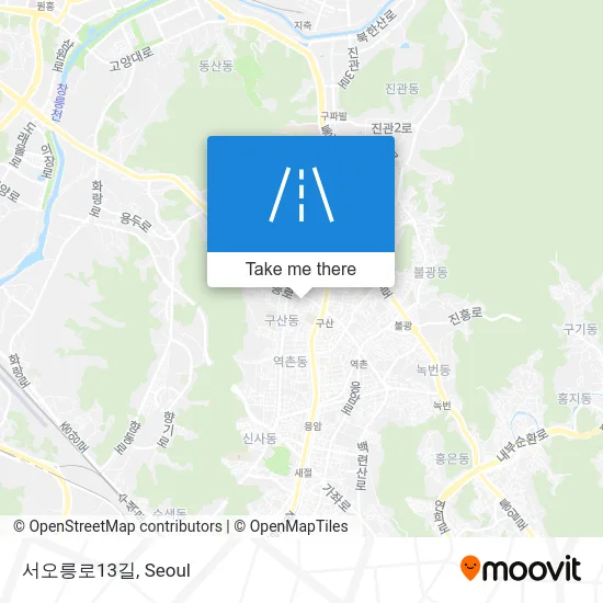 서오릉로13길 map