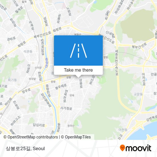상봉로25길 map