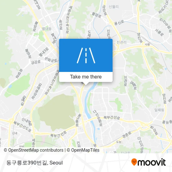 동구릉로390번길 map