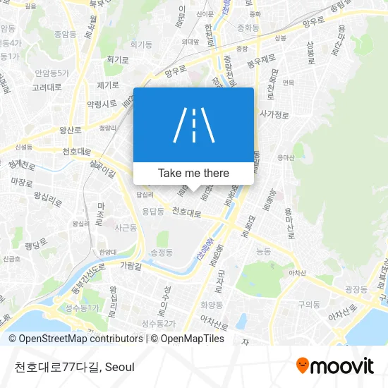 천호대로77다길 map