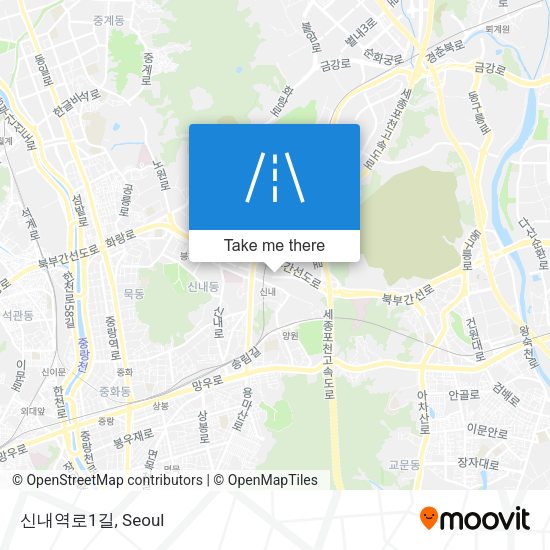 신내역로1길 map