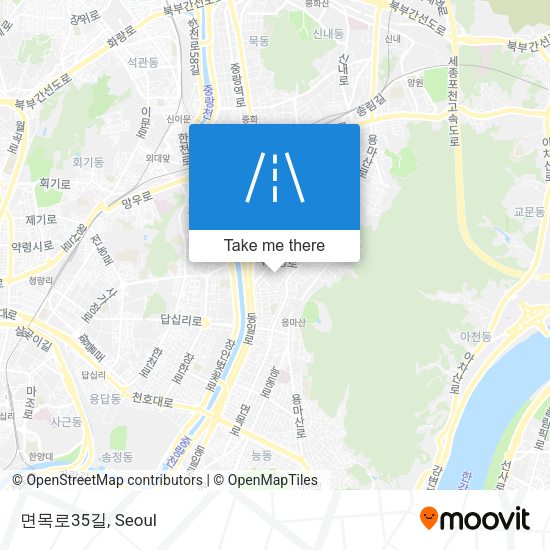 면목로35길 map