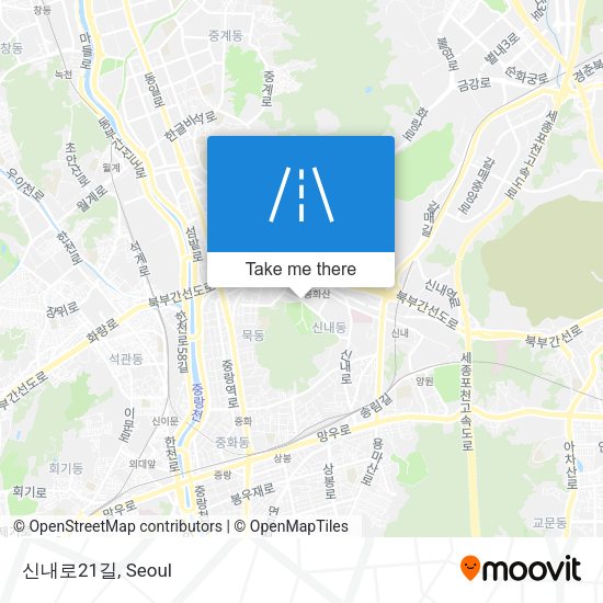 신내로21길 map