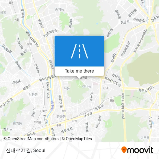 신내로21길 map