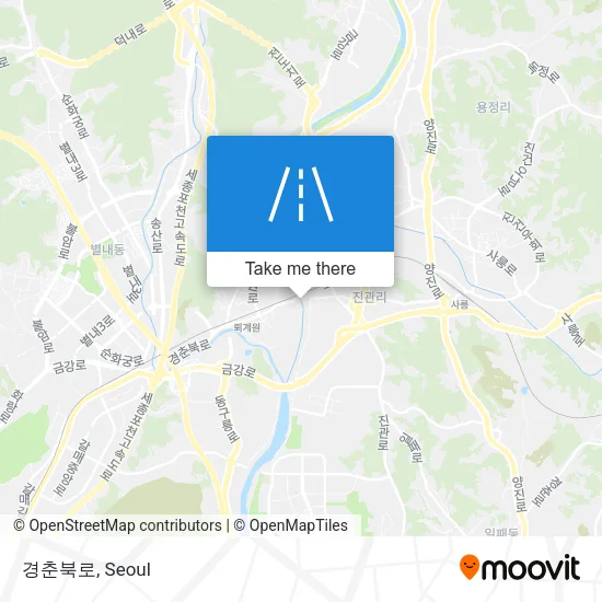 경춘북로 map