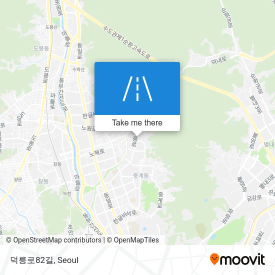 덕릉로82길 map