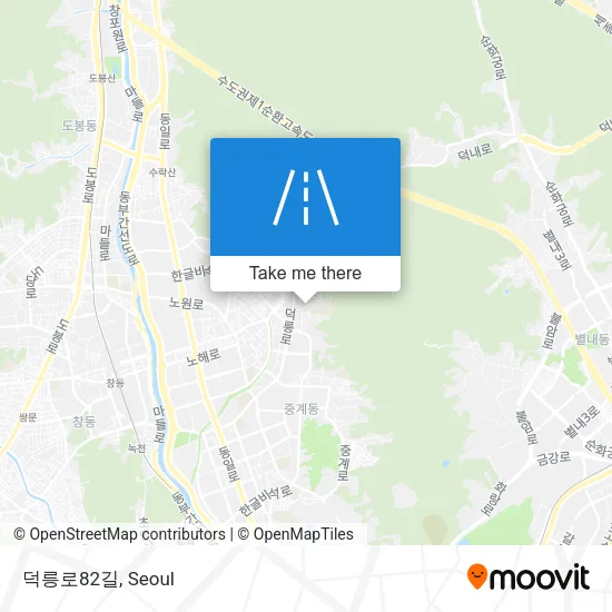 덕릉로82길 map