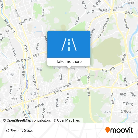 용마산로 map
