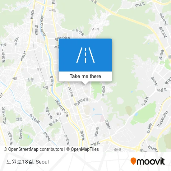 노원로18길 map