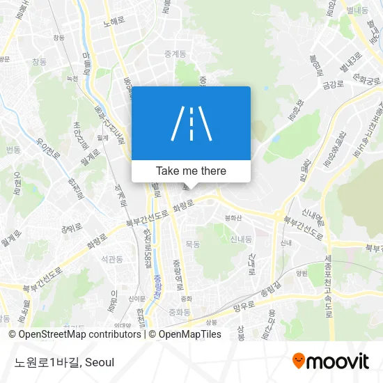 노원로1바길 map