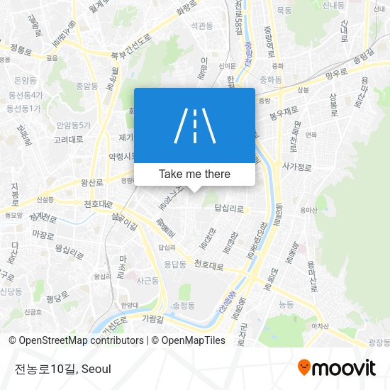 전농로10길 map