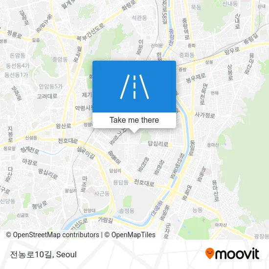 전농로10길 map