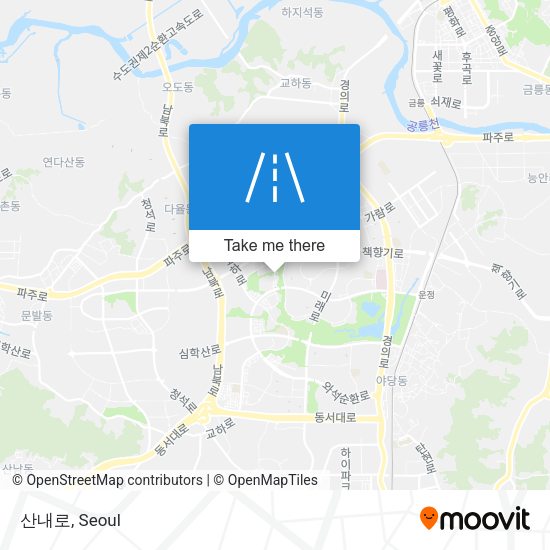 산내로 map