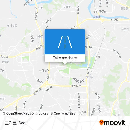 교하로 map