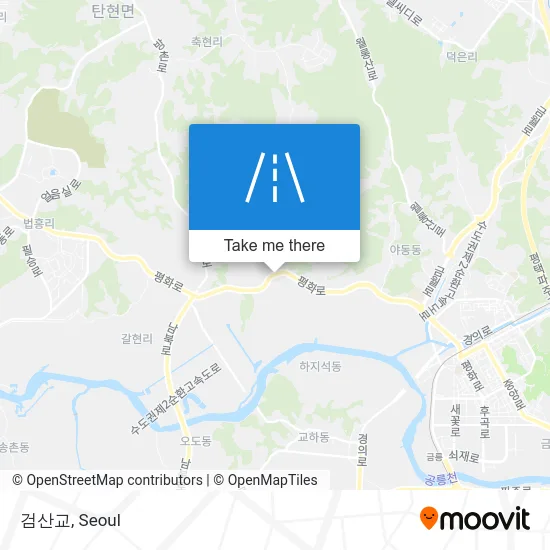 검산교 map