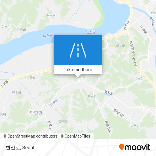 한산로 map