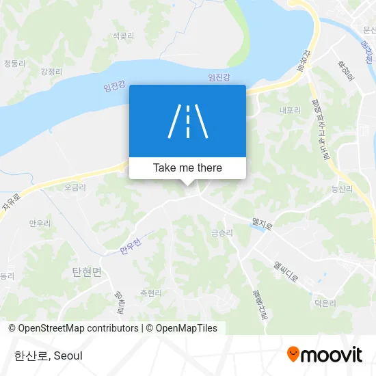 한산로 map