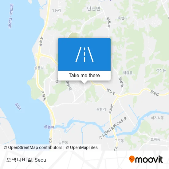 오색나비길 map