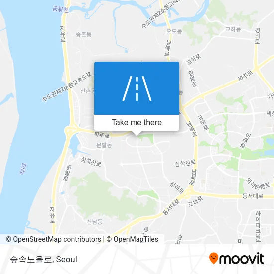 숲속노을로 map