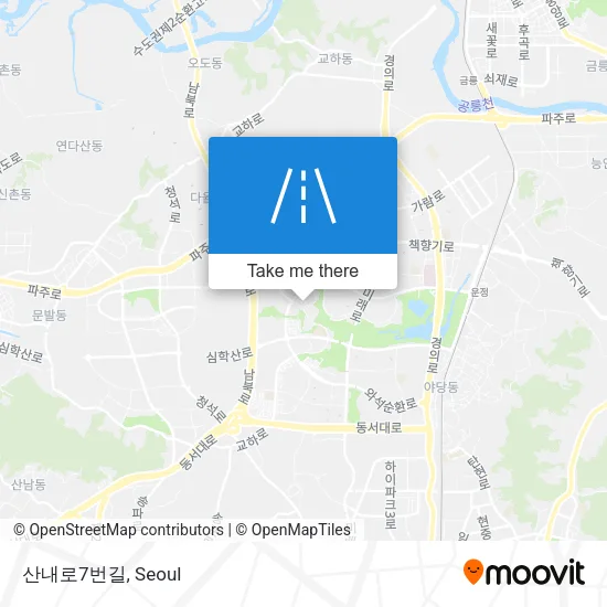 산내로7번길 map
