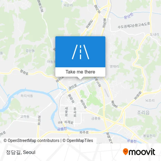 정담길 map