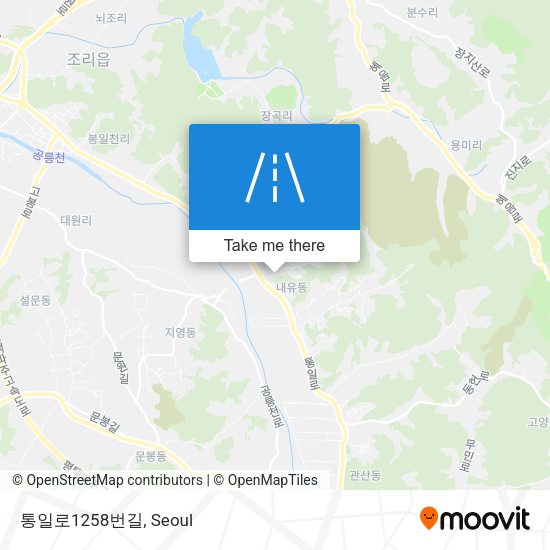통일로1258번길 map