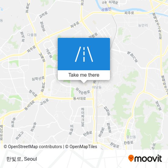 한빛로 map