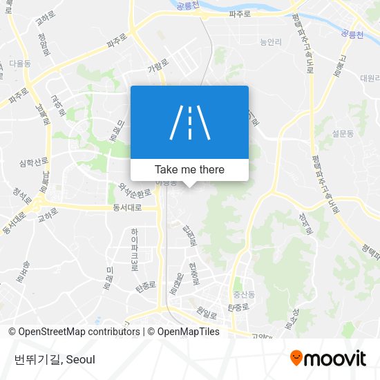 번뛰기길 map