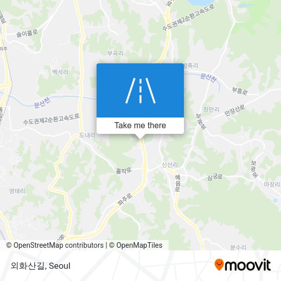 외화산길 map