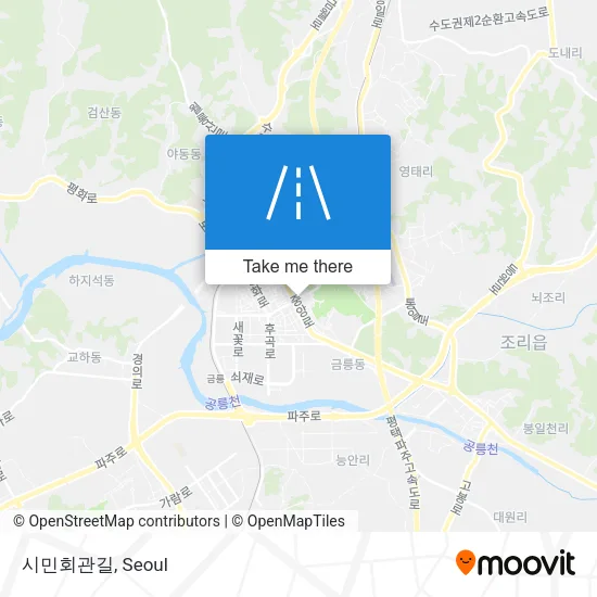 시민회관길 map