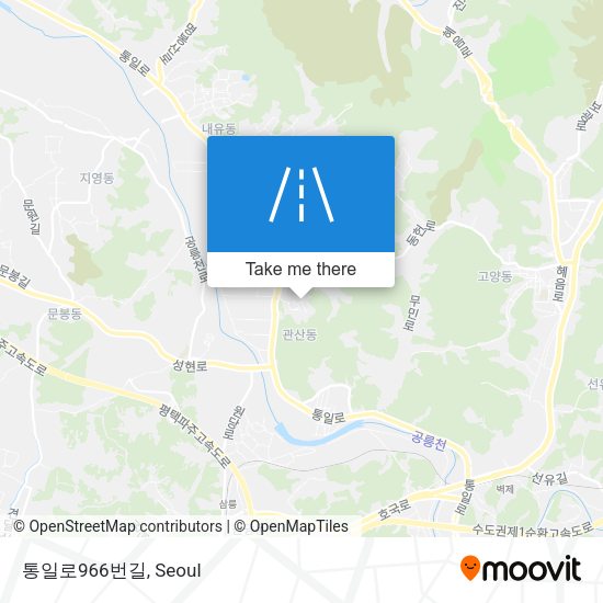 통일로966번길 map