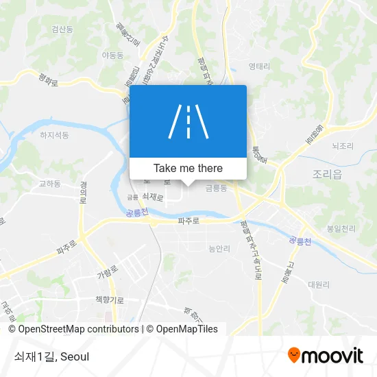 쇠재1길 map