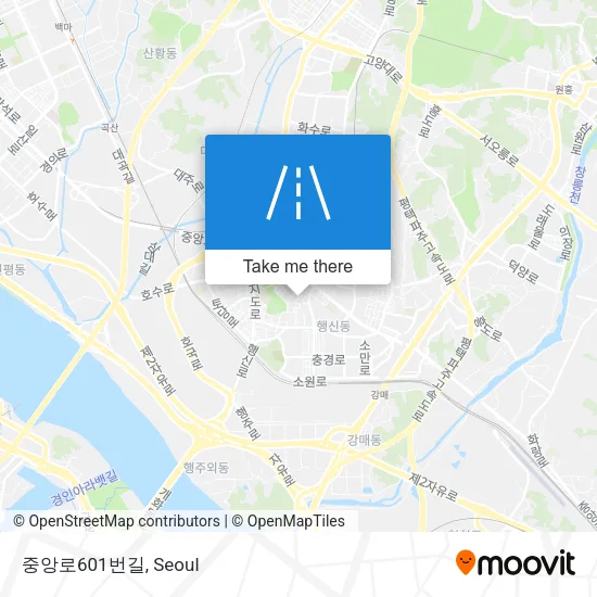 중앙로601번길 map